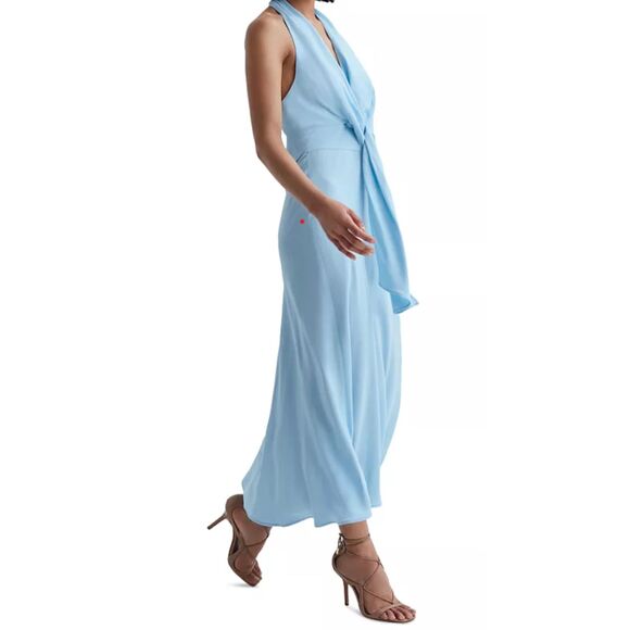 REISS Amber Drape Halter Dress - Size 14 - Runs Small - NWT - Picture 8 of 8